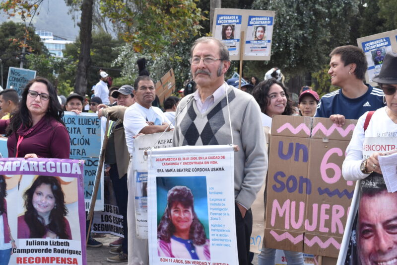 «Archivo del caso por desaparición y asesinato de mi esposa nos dejó en la indefensión»